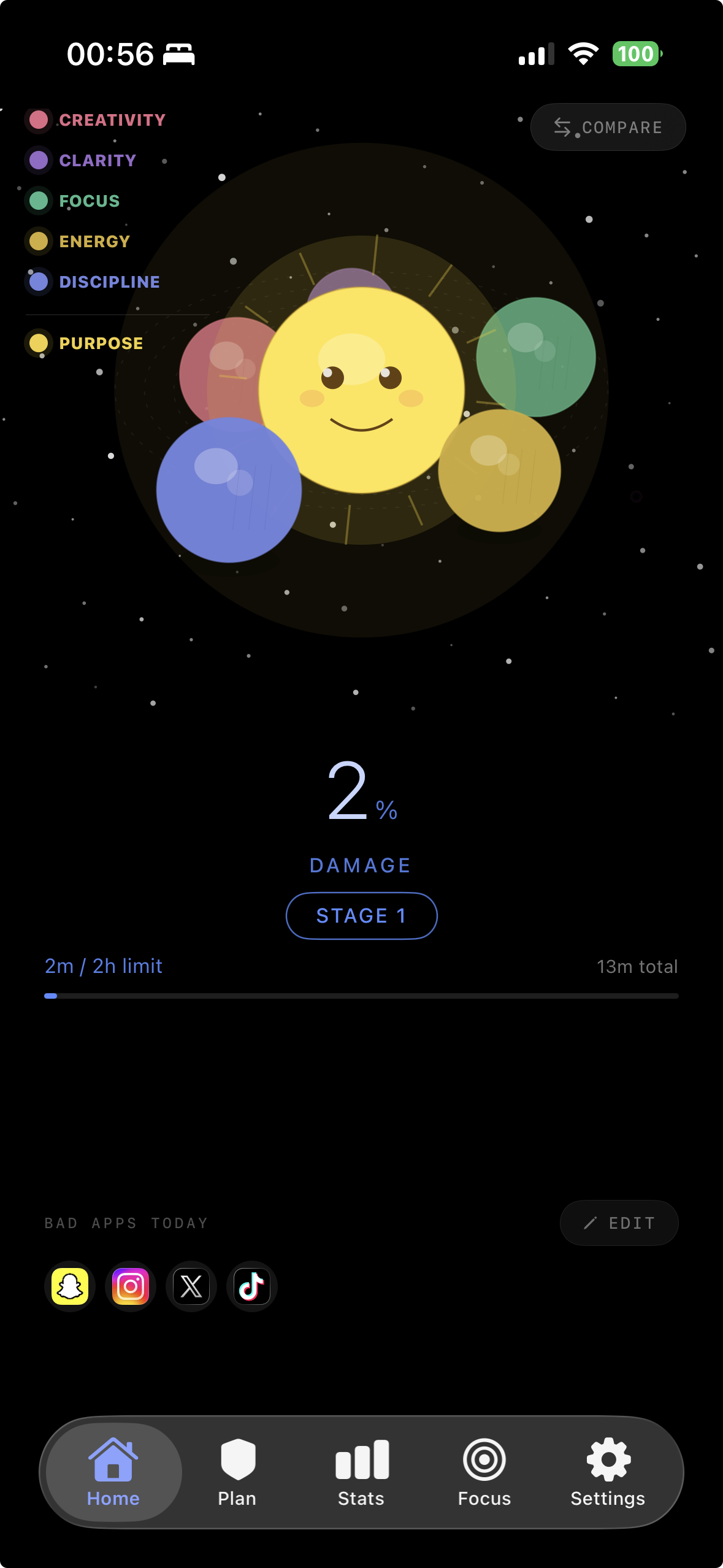 Blockr home screen